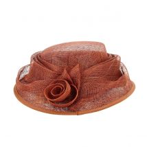 Chapeau de Cérémonie Aliska Fleur Paille - Traclet - Taille unique - Paille - France