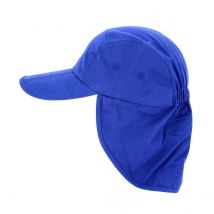 Casquette Saharienne Assouan Coton Bleu Royal - Traclet - Taille unique - 9,5 cm - Angleterre