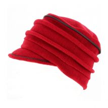 Casquette Femme Anna polaire Rouge - TRACLET - Taille unique - polyester - France