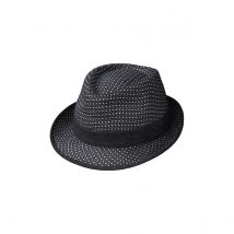 Chapeau Trilby Maciano Anthracite - Traclet - 61 cm - Polyester /laine/Elastodiene- Italie