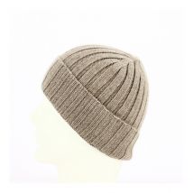 Bonnet Cuffia Cachemire beige - Traclet - Taille unique - Cachemire - Italie