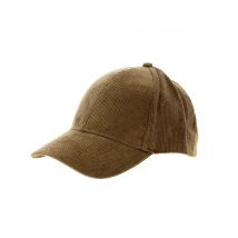 Casquette Baseball en Velours marron - Traclet