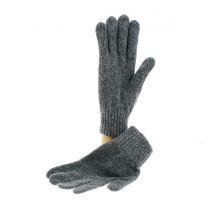 Gants en laine/polyamide gris - Traclet - Taille unique - Polyamide - Italie