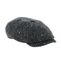 Casquette Hatteras Princeton chevron gris - Gottmann - 59 cm - Laine - Hongrie
