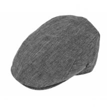 Casquette plate Adam Lin Anthracite - City Sport - 57 cm - Lin - Belgique