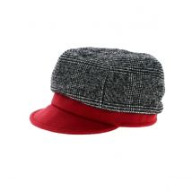 Casquette Gavroche Cindy Rouge/noir - Mayser