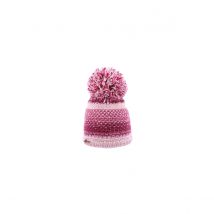 Bonnet à pompon Justin rose - Herman - Taille unique - laine/acrylique - Chine