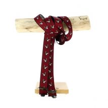Bretelles Chasse Motif Canard bordeaux - Traclet