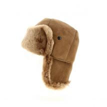 Toque / Chapka Cossak Mouton/Fourrure Camel - Traclet - S - 54/55 cm - mouton - Italie