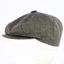 Casquette Irlandaise Strip Soie Beige - City Sport - 57 cm - Soie - Belgique