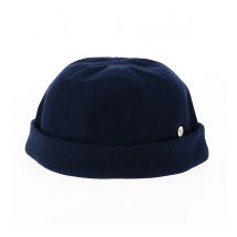 Bonnet Docker Picoti Coton Bleu Marine - Flechet - Taille unique - Coton - Portugal