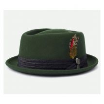 Chapeau Stout Vert - Brixton - 54 cm - Feutre laine - Chine