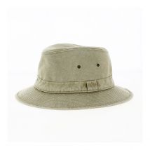Chapeau Safari Hamilton Grignan Coton Beige - Crambes - XL - 60/61 cm - Coton - France