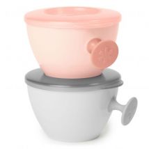 Schalen-Set - Grey/soft coral