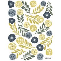 Aufkleber Set - Flowers & feathers