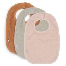 Lätzchen Frottee Pale Pink/Nougat/Caramel (3pack)