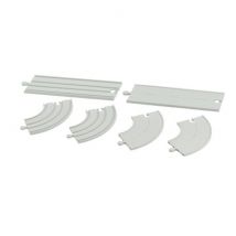 Plan Toys - Straßen-Bausatz Rubber Road & Rail - Expension C