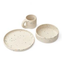 Kind-Mahlzeitenset Andie Set Splash dots / Sea shell - Liewood