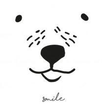 Wandaufkleber Ours smile