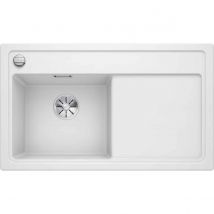 Blanco - Zenar 45s Silgranit - Evier de Cuisine à Encastrer - Blanc - Granit 523854