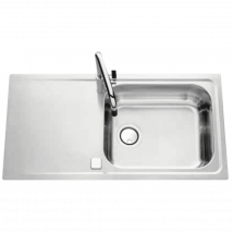 Luisina - Fagotto Ev58011 - Evier de Cuisine à Encastrer - Gris - Inox Ev58011ims