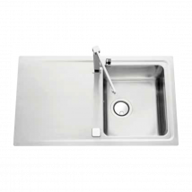 Luisina - Fagotto Ev5801 - Evier de Cuisine à Encastrer - Gris - Inox Ev5801ims