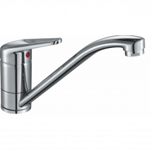 Franke - Novara Plus à Bec - Mitigeur De Cuisine - Coloris Chrome - Inox 379445