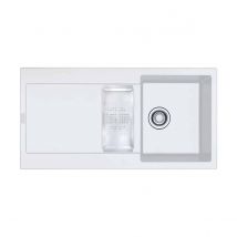 Franke - Maris Fragranit+ Mrg651 - Evier de Cuisine à Encastrer - Blanc - Granit 094686
