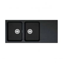 Franke - Orion Tectonite Oid621 - Evier de Cuisine à Encastrer - Noir - Résine 009359