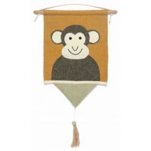 Kidsdepot - Stoffen muurdeco - Moos monkey