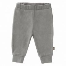 Fresk - Babybroekje in velours - Paloma grey 6-12 maanden