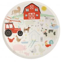 Meri Meri - Set van 8 grote borden - Op de boerderij