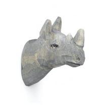 Ferm Living - Handgemaakte dierenkapstokje - Neushoorn
