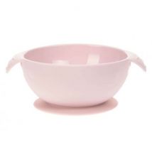 Laessig - Roze siliconen bowl met zuignap