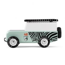 Candylab Toys - Houten speelgoedauto - Drifter Sahara - Zebra