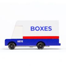 Candylab Toys - Houten speelgoedauto - Boxes Mail Van