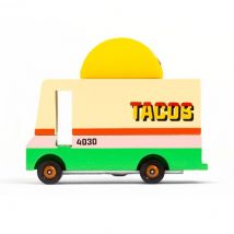 Candylab Toys - Houten speelgoedauto - Candyvan - Taco Van