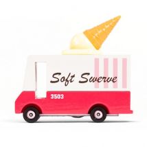 Candylab Toys - Houten speelgoedauto - Candyvan - Ice Cream Van