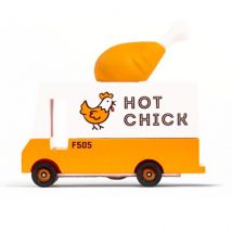 Candylab Toys - Houten speelgoedauto - Candyvan - Hot Chick Van