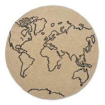 Ferm Living - Groot Jutte Tapijt - World