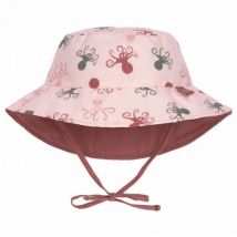 Laessig - Omkeerbare UV-beschermende zonnehoed - Octopus rose 3-6 maanden