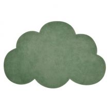 Lilipinso - Knap katoenen tapijt Cloud - Kale green