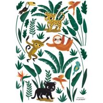 Lilipinso - Schattige muurstickers A3 - Jungle Animals