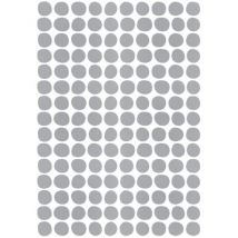 Lilipinso - Schitterend stickerblad A3 - Dots - Silver