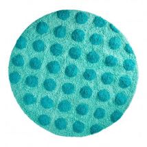 Rice - Katoenen rond tapijt - Dots Mint