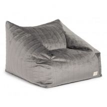 Nobodinoz - Chelsea Velvet Zitzak - Slate Grey