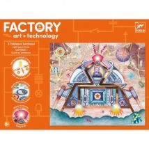 DJECO - Factory kunst & techniek - Light up schilderij - Odyssey