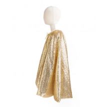 Great Pretenders - Verkleedcape - Gracious Gold Sequins 4-6 jaar