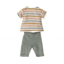 Maileg - Maileg Broek en T-shirt voor Bunny & Rabbit - Maat 4