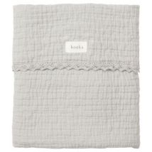 KoeKa - Ledikantdeken lace Elba - Grey wave